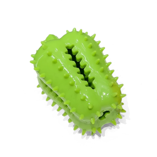 ChilliChomp dog chewing toy with compartment for treats puzzle solving toy